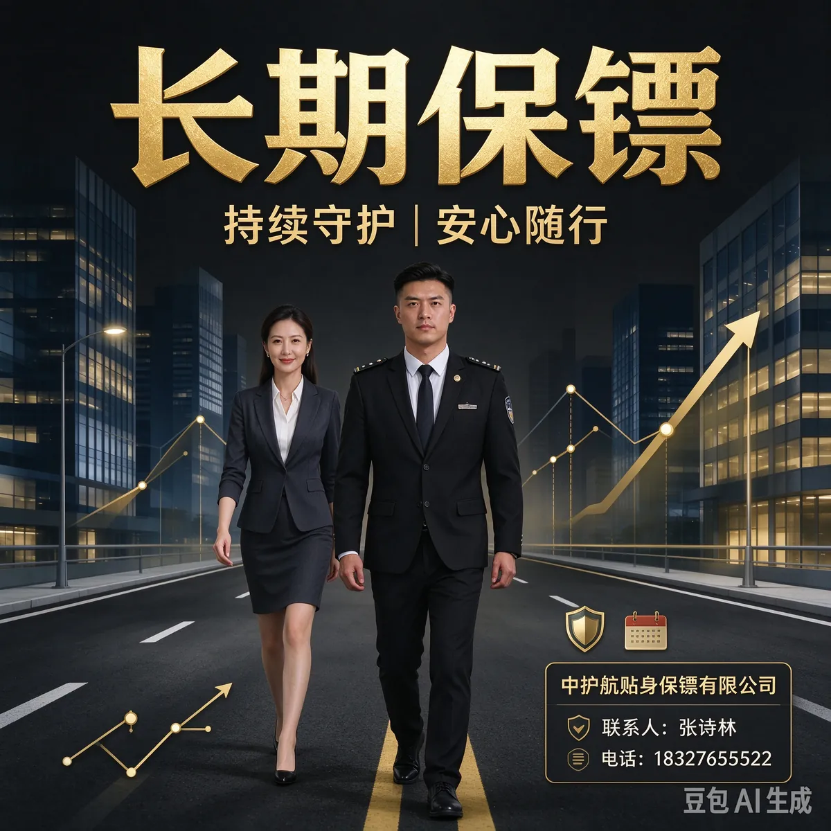 长期驻场保镖