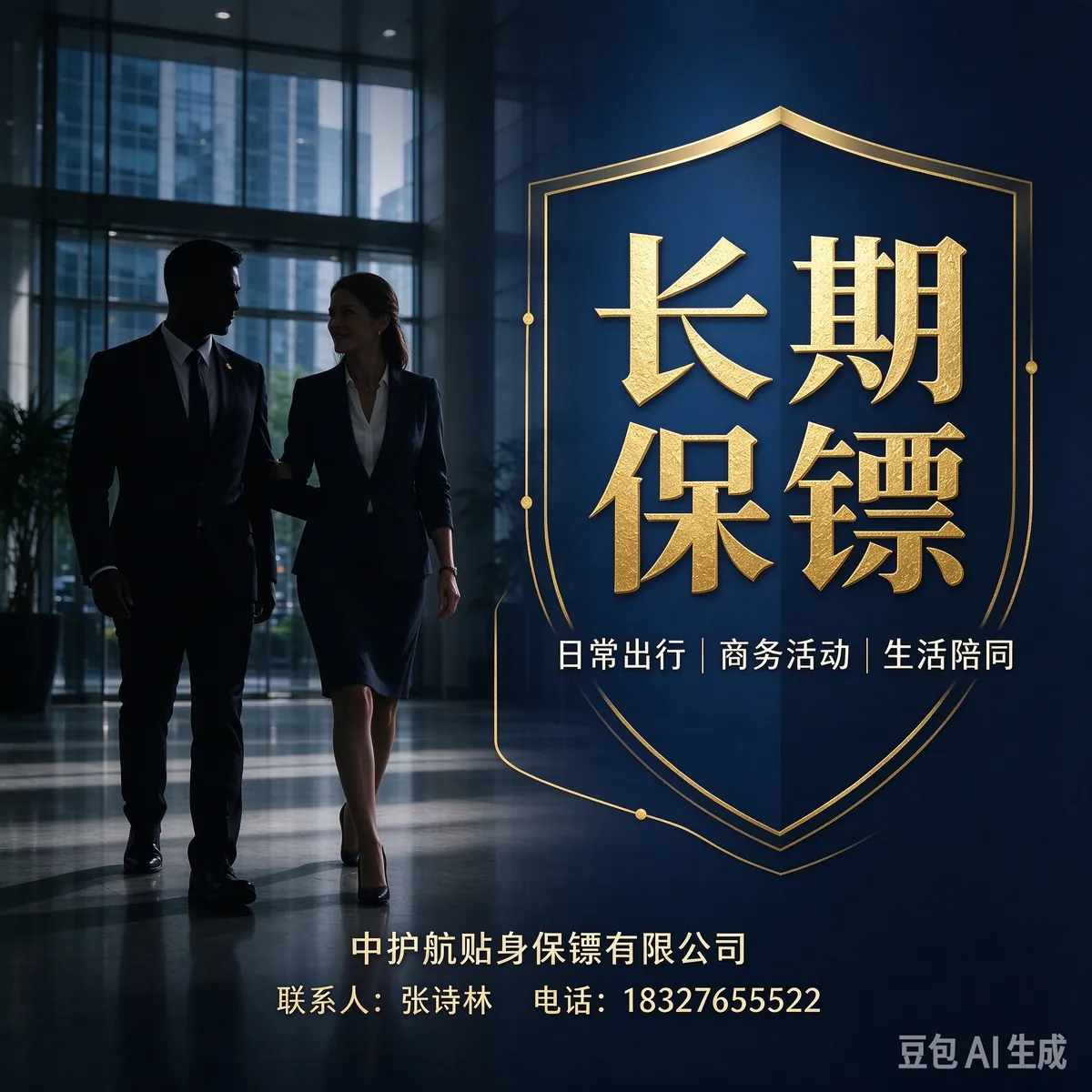 长期驻场保镖