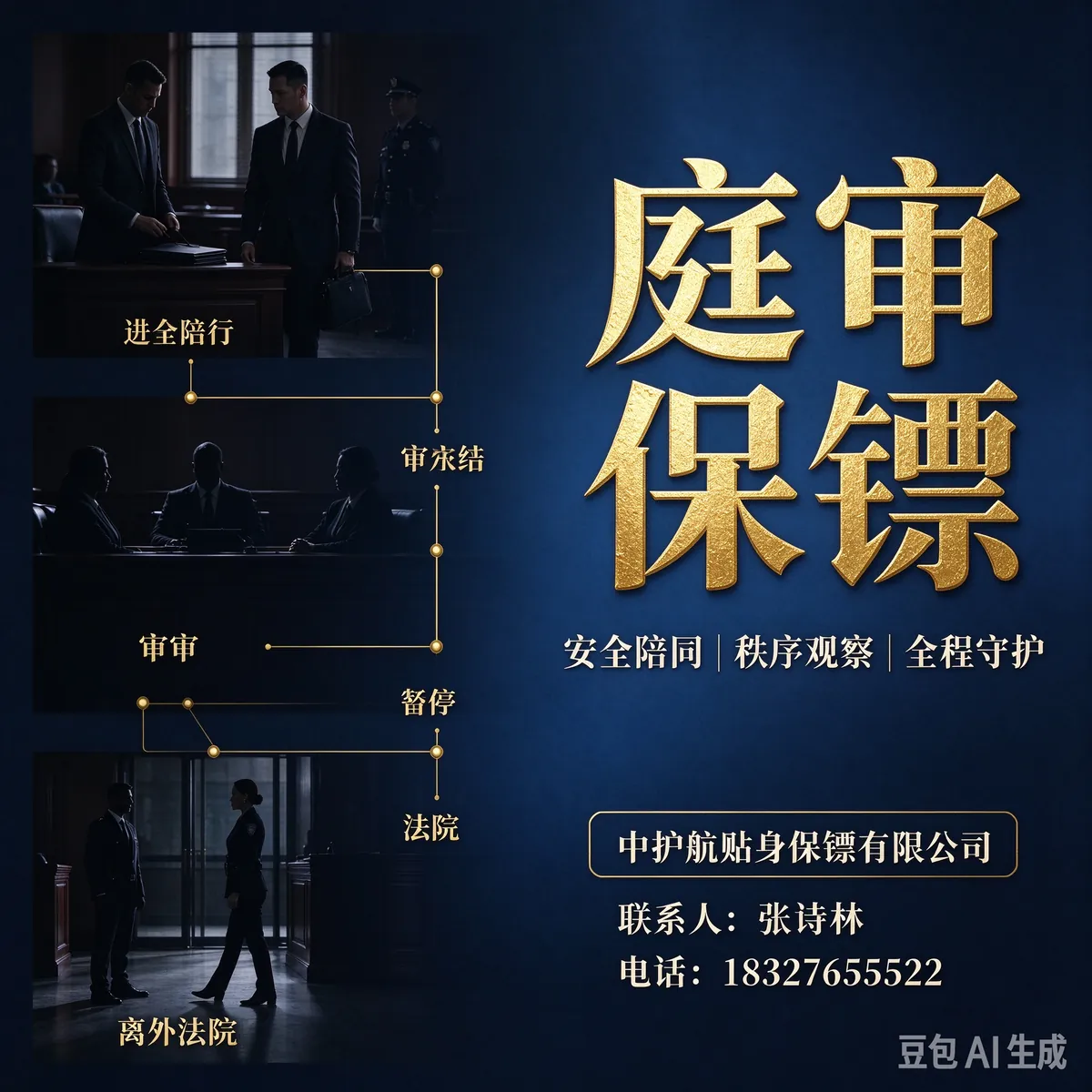 庭审保镖