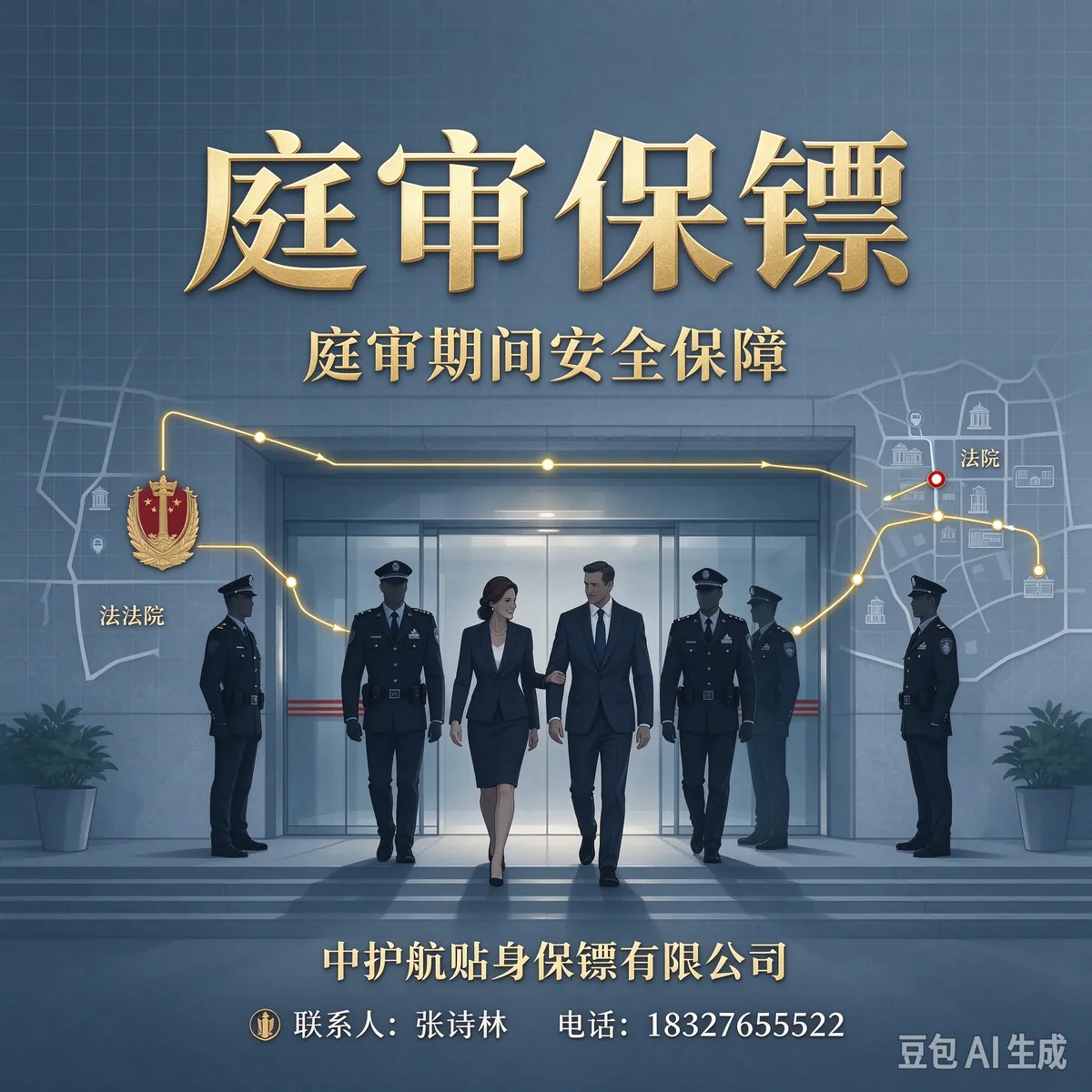 庭审保镖